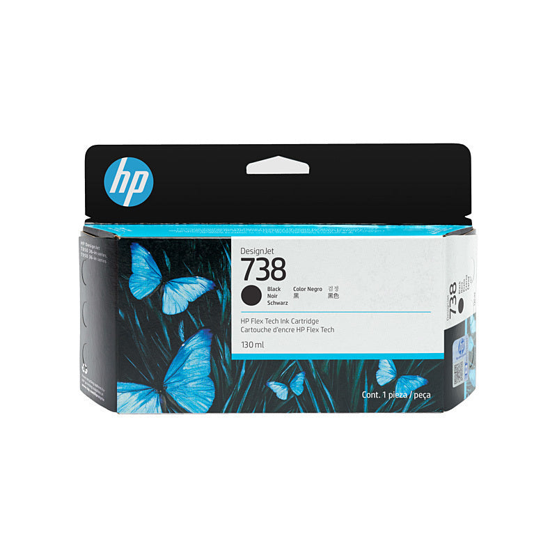 حبر أسود HP #738 سعة 130 مل 498P2A