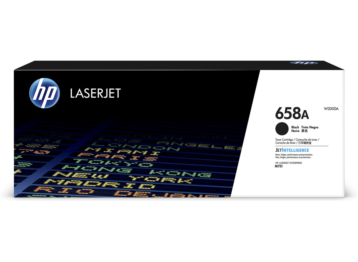 HP 658A BLACK LASERJET TONER CARTRIDGE 7K
