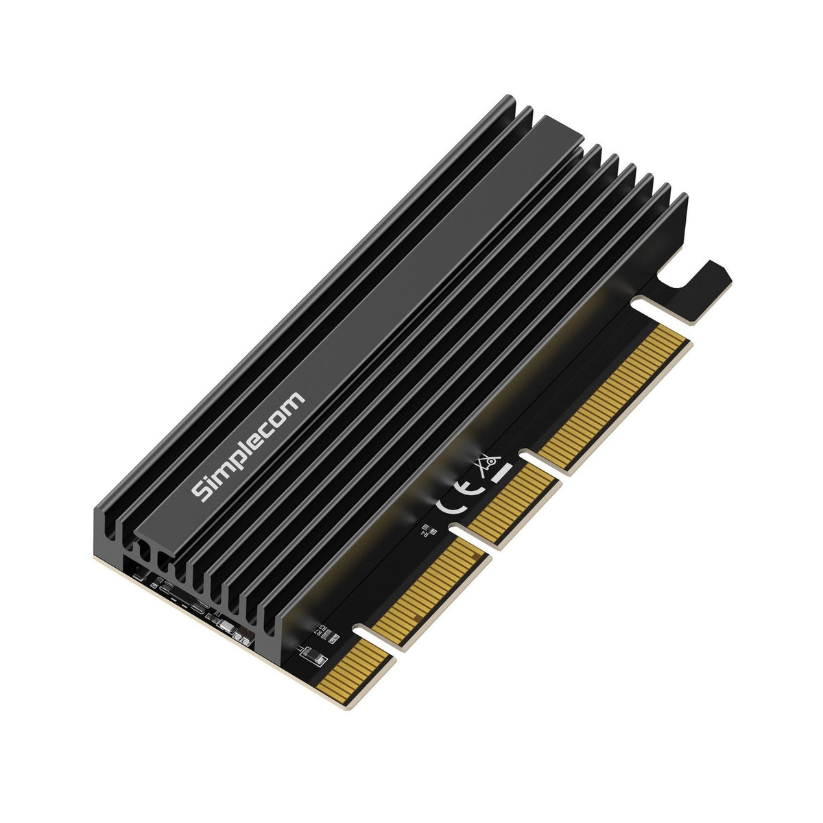 Simplecom EC415B NVMe M.2 SSD to PCIe x4 x8 x16 Expansion Card with Aluminium