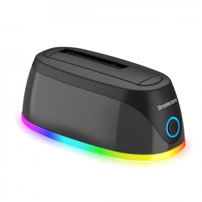 (LS)Simplecom SD336 USB 3.0 Docking Station for 2.5' and 3.5' SATA Drive with RGB Lighting