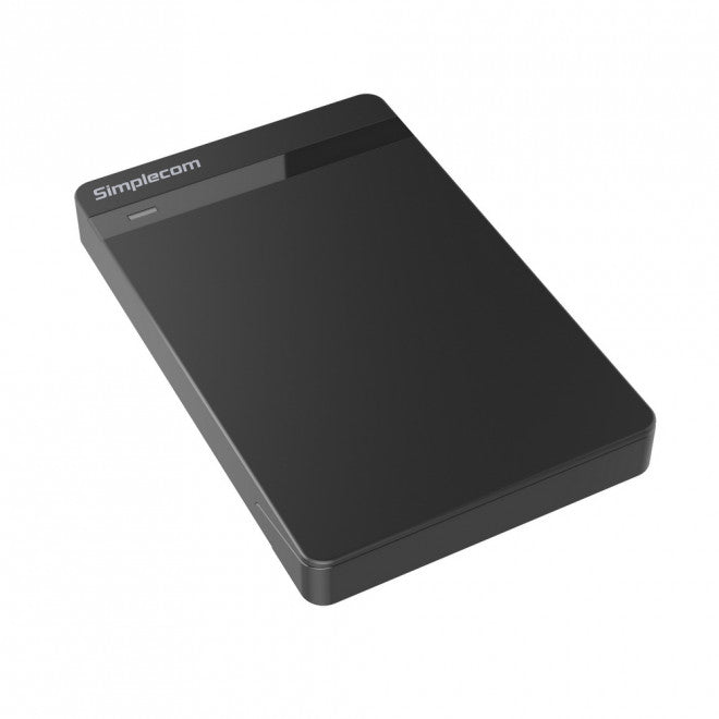 Simplecom SE203 Tool Free 2.5' SATA HDD SSD to USB 3.0 Hard Drive Enclosure - Black Enclosure Super Speed USB3.0 offer Transfer Rates Up To 5Gbps