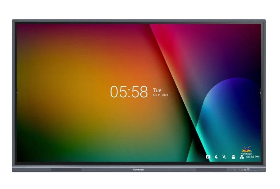 Viewsonic 65' 4K Interactive Display, USB-C PD, Dual Pen. 33 Point Touch, IFP6533-G New. Android OS, 3 Years Advance Replacement