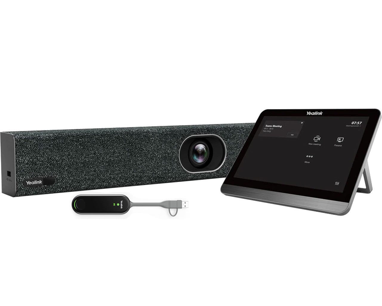 Yealink MeetingBar A20 Microsoft Teams and Zoom Rooms on Android for Small Rooms,6-10 people, CTP18 Touch Panel and WPP30 Wireless Sharing