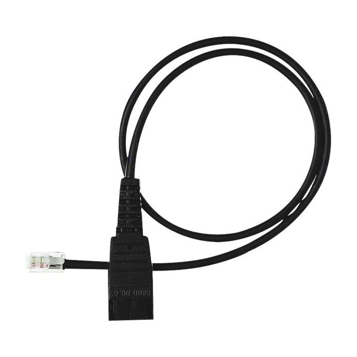 Yealink QD-RJ9-CORD, QD to RJ Cord for YHS36/YHS34/YHS34 Lite, Quick Disconnect (QD) to RJ9 converter for Yealink YHS34, YHS34 Lite, and YHS36