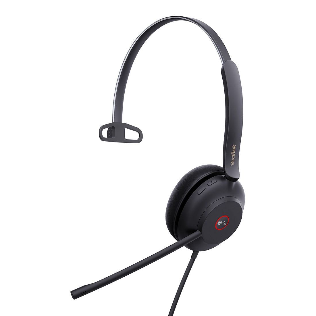 Yealink UH37 Microsoft Teams Certified USB Wired Headset, Mono, USB-C, 35mm