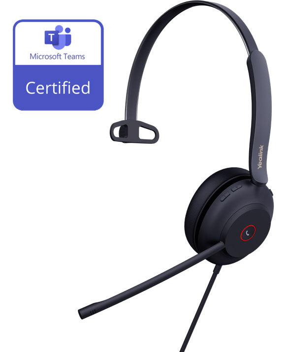 *last stock Yealink UH37 Microsoft Teams Certified USB Wired Headset, Mono