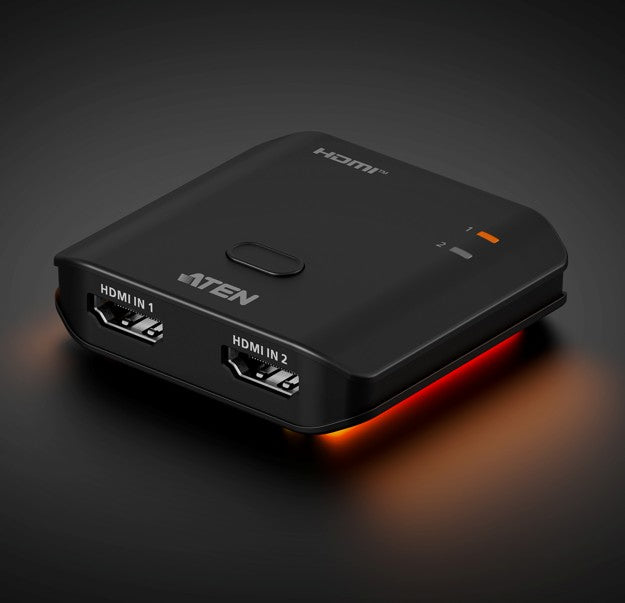 Aten Essential 2-Port 8K HDMI Switch, HDMI switch for modern gaming, 8K @ 60Hz