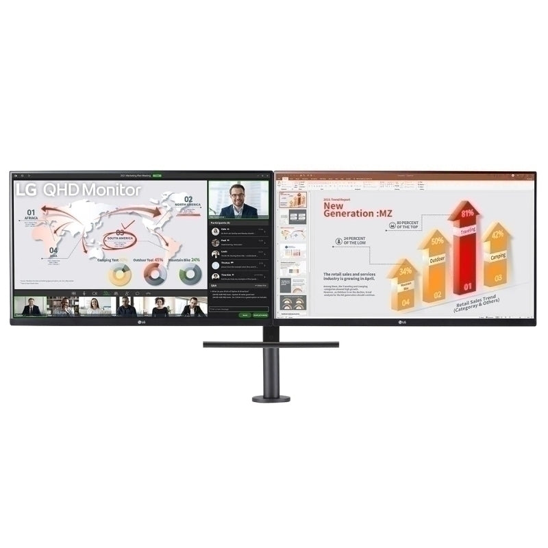 LG 27 英寸 QHD IPS 显示器