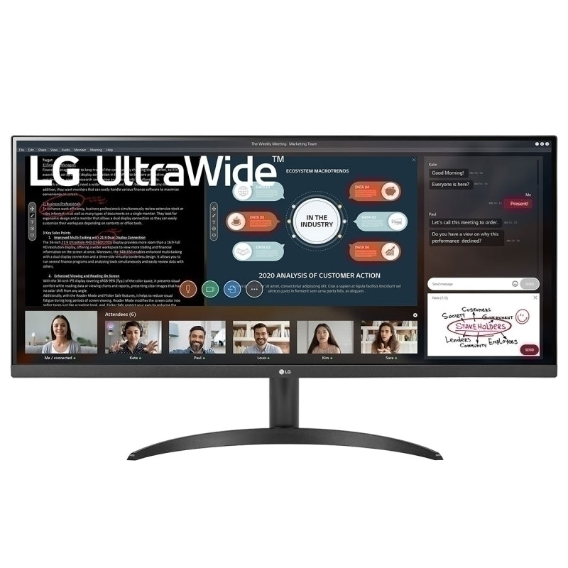 LG 34 英寸 FHD 超宽显示器