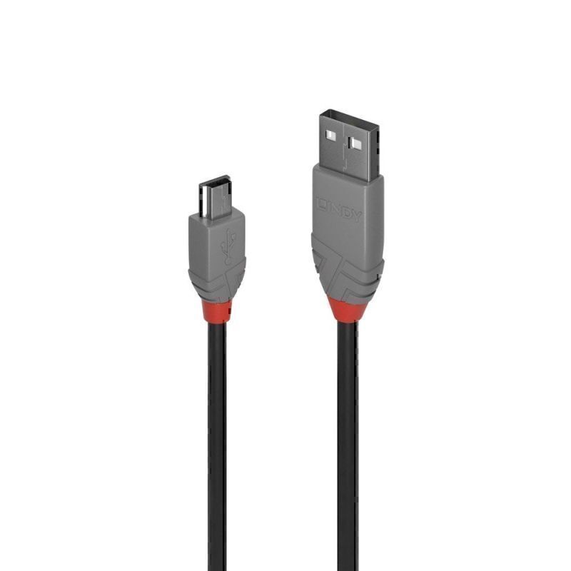 Lindy 1m USB2 A-Mini-B,AL