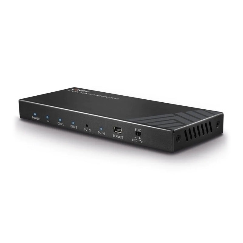 Lindy 4 端口 HDMI 2.0 分配器