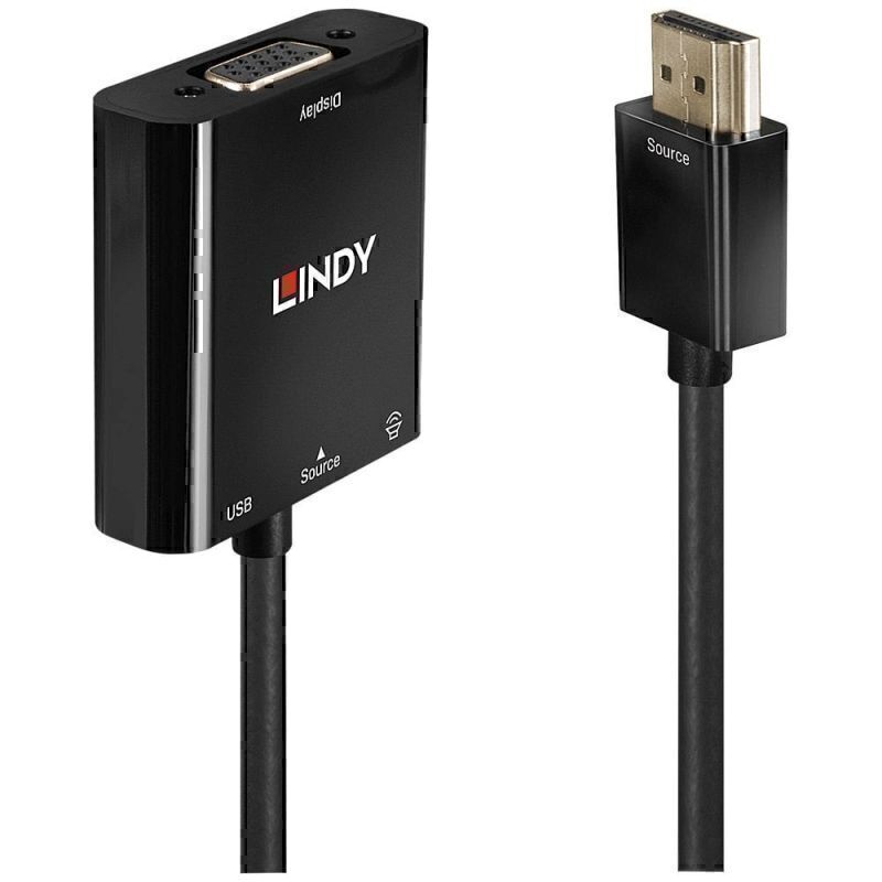 محول ليندي HDMI-VGA والصوت