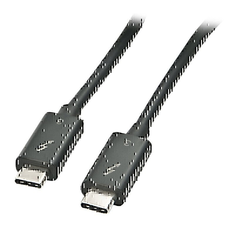 Lindy 0.5 米 Thunderbolt 3 连接线