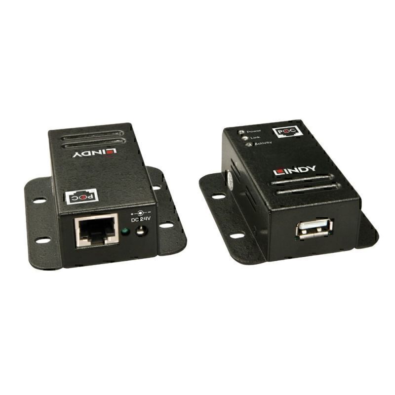 Lindy 50m CAT6 USB2 延长线 PoC