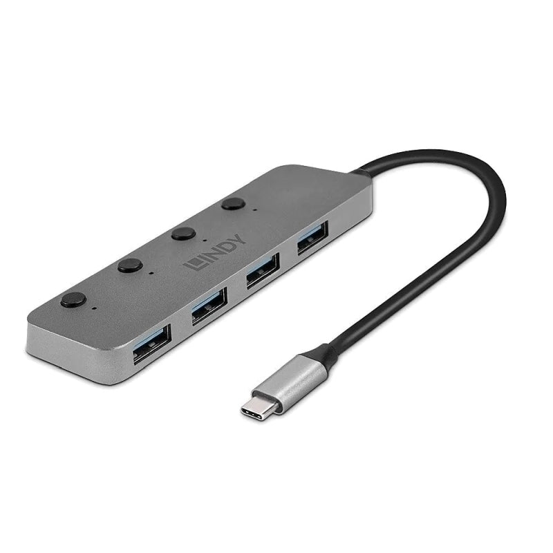 Lindy 5m USB 3.0 集线器 4 端口