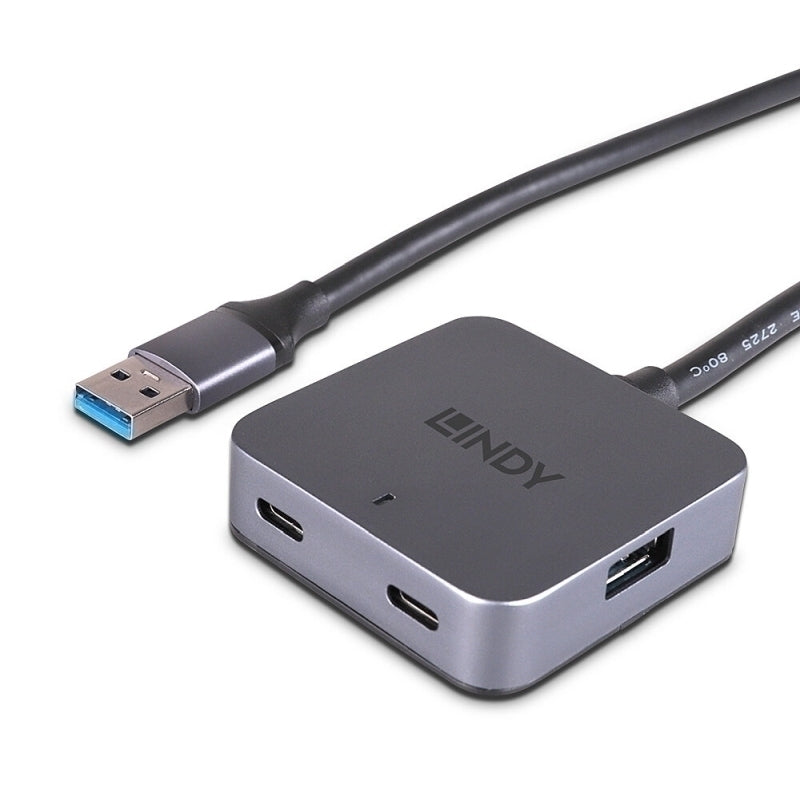 Lindy 5m USB 3.0 集线器 4 端口