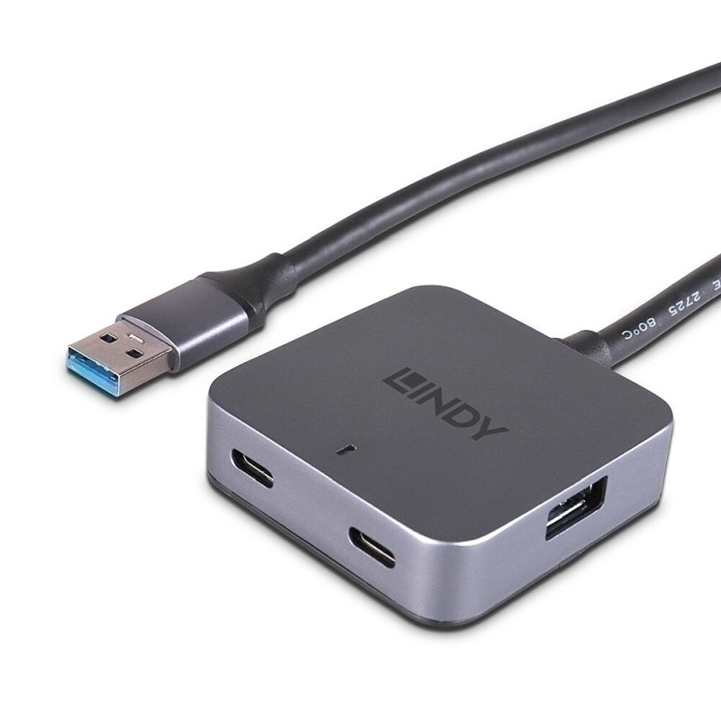 Lindy 10m USB 3.0 集线器 4 端口