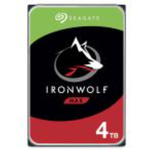 Seagate IronWolf NAS 4TB HDD 3.5" Internal SATA NAS HDD, 5900 RPM, RV Sensors, 3 Year Warranty - SOH pricing only