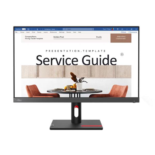 Lenovo ThinkVision S24I-30 -63DEKAR3AU- 23.8" FHD VA / 100Hz / 1920 x 1080 / HDMI, VGA / VESA / 3YR (Also see 63EDMAR2AU)