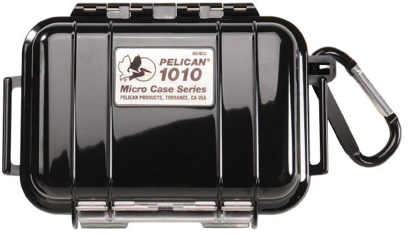 Pelican 1010 Micro Case - Black with Black
