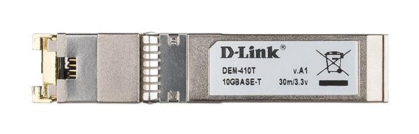 D-Link DEM-410T 10GBASE-T RJ45 Copper SFP+ Transceiver (Cat6A 30m)