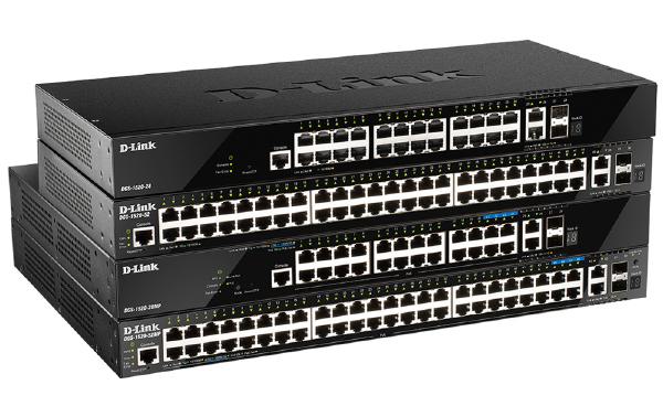 D-Link DGS-1520, 52-Port Stackable Smart Managed Switch with 44 Base-T PoE, 4 (2.5G) Base-T PoE, 2 (10G) Base-T and 2 (10G) SFP+ Ports