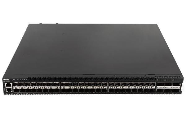 D-Link DXS-3610, 54-Port Stackable 10G Managed Switch with 48 (10G)SFP/SFP+ and 6 (40/100G) QSFP+/QSFP28 Ports
