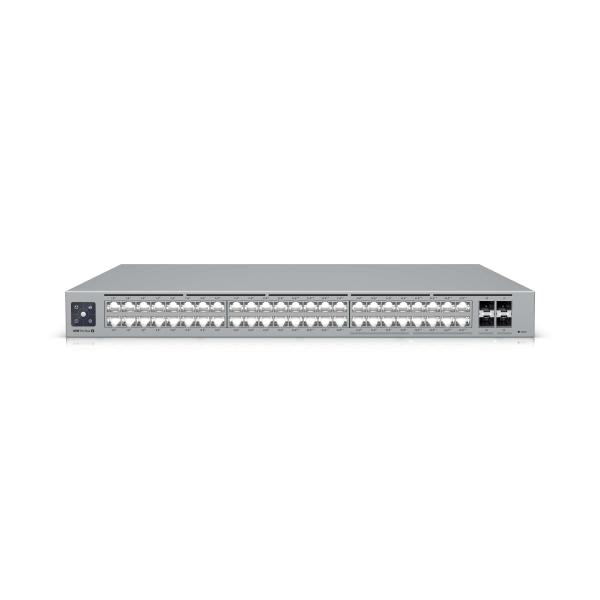 Ubiquiti USW-PRO-MAX-48-POE Unifi 48-Port Max PoE Switch, 8x PoE+ 2.5Gbe Ports, 8x PoE++ Ports, 24x PoE+ Ports & 4x SFP+ Ports, 720w PoE Budget, 1U