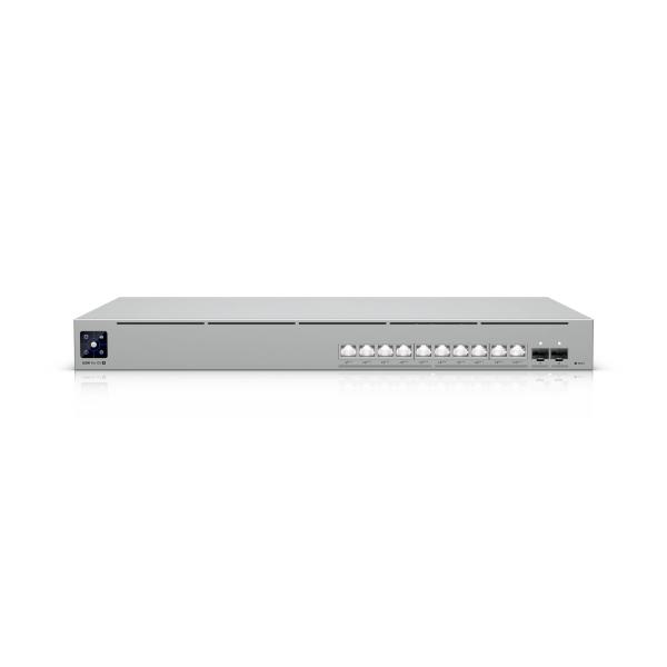 Ubiquiti USW-PRO-XG-10-POE Unifi 10-Port XG PoE Switch, 10x PoE+++ 10Gbe Ports & 2x SFP+ Ports, 400w PoE Budget, 1U