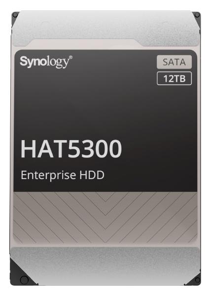 Synology Enterprise Storage for Synology systems 3.5" SATA Hard drive, HAT5300, 12TB, 5 Year Warranty