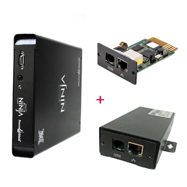 PowerShield PSLN600 Ninja SlimLine LiFePO4, 600VA / 360W, Auto Restart when AC Recovers, 5 Year Warranty + SNMP Card & Box