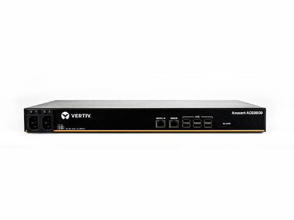 Vertiv Avocent ACS 8000 32-Port Console Server with Dual AC Power Supply, 1GB, DDR3 SDRAM, 2x Network (RJ-45), 8x USB, 32x Ethernet Ports