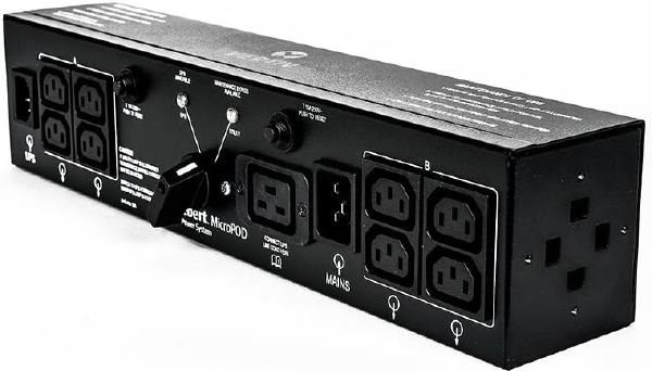 Vertiv Liebert MP2-220L Micropod Maintenance Bypass for GXE3 & GXT5-3000IRT2UXL UPS (3000VA), 6x IEC 60320 C13, 1x C19