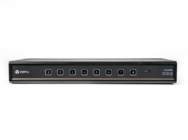 Vertiv SC Universal DP/H Secure KVM Switch 8-Port Dual Display with CAC, PP4.0 compliantPower Supply Included