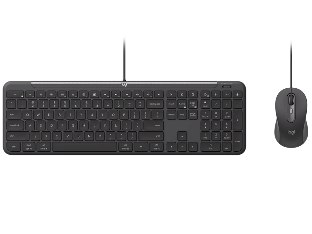 Logitech MK620 Slim Wired Combo MK620 for Business - Multi-OS keyboard and