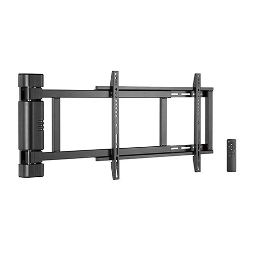 Brateck Motorized Swing TV Mount Fit Most 32'-75' TVs Up to 50kg, Matte Black, 56x1220x430mm, Max. Mounting Hole: 600x400 (LS)