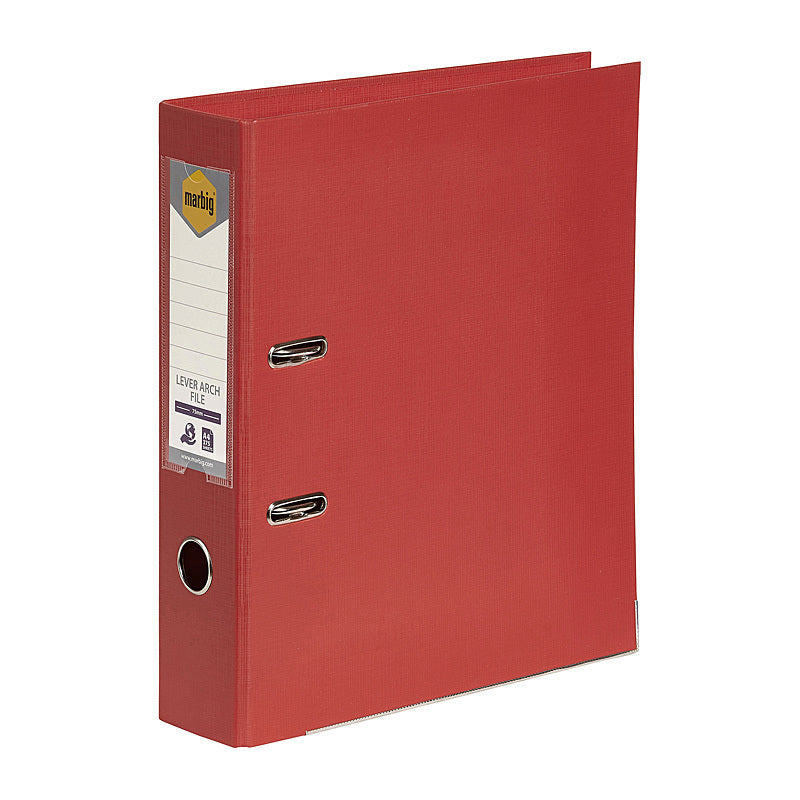 Mbg PE Lever Arch A4 英国红