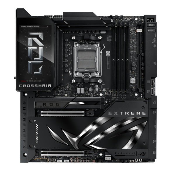 ASUS AMD ROG CROSSHAIR X870E EXTREME (AM5) E-ATX Motherboard, DDR5 256GB, PCIe