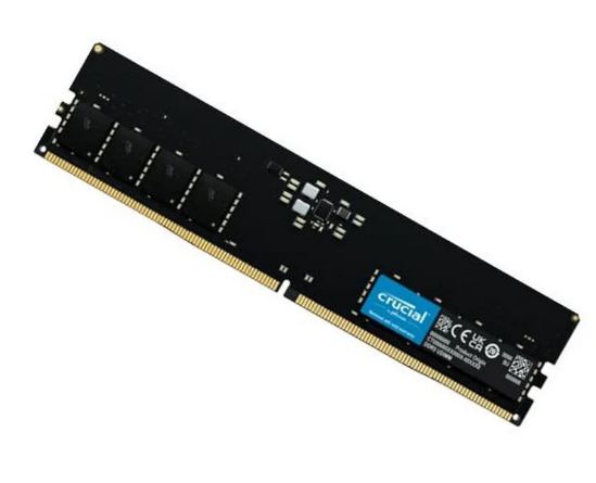 Crucial 8GB (1x8GB) DDR5 UDIMM 5600MHz CL46 Desktop PC Memory ~CT8G48C40U5