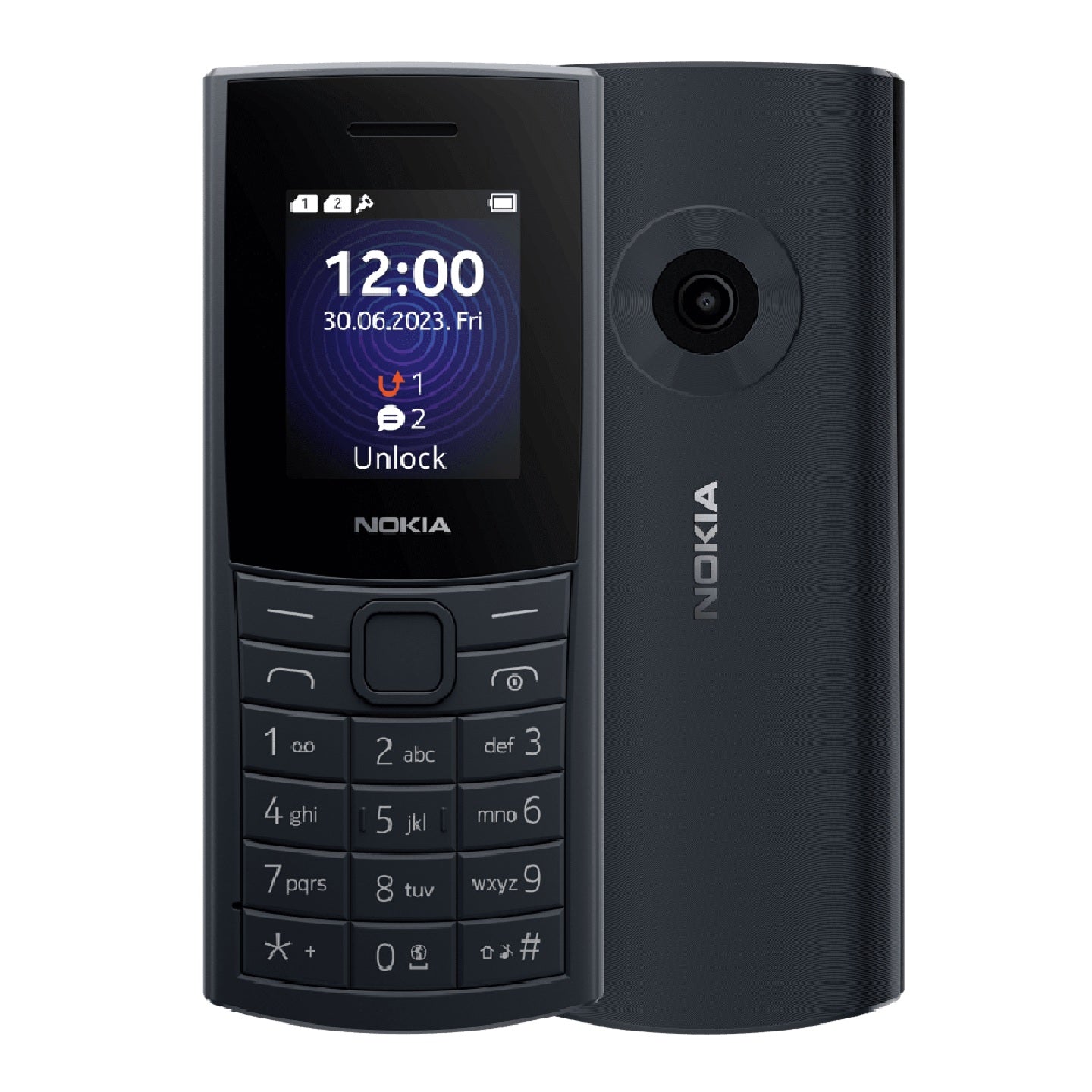 Nokia 110 4G 128MB - Midnight Blue (1GF018NPE1L01) *AU STOCK*, 1.8', 48MB/128MB, Dual SIM, 1450mAh, 2 Years Warranty