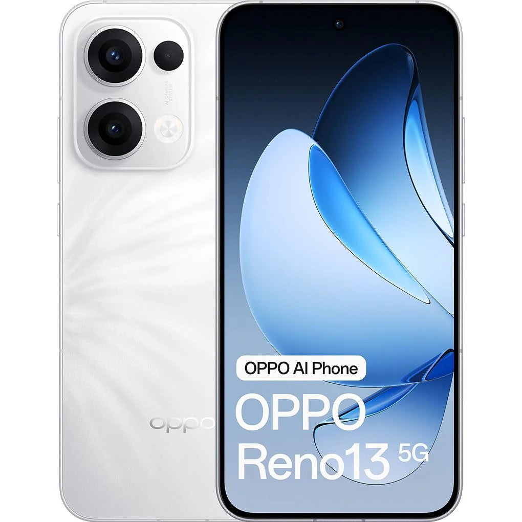 OPPO Reno13 5G - Plume White (CPH2689AU White) *AU STOCK*, 6.6', Full HD+, 12GB/256GB, 50MP/50MP, Dual SIM, 5600mAh, 2 Years Warranty