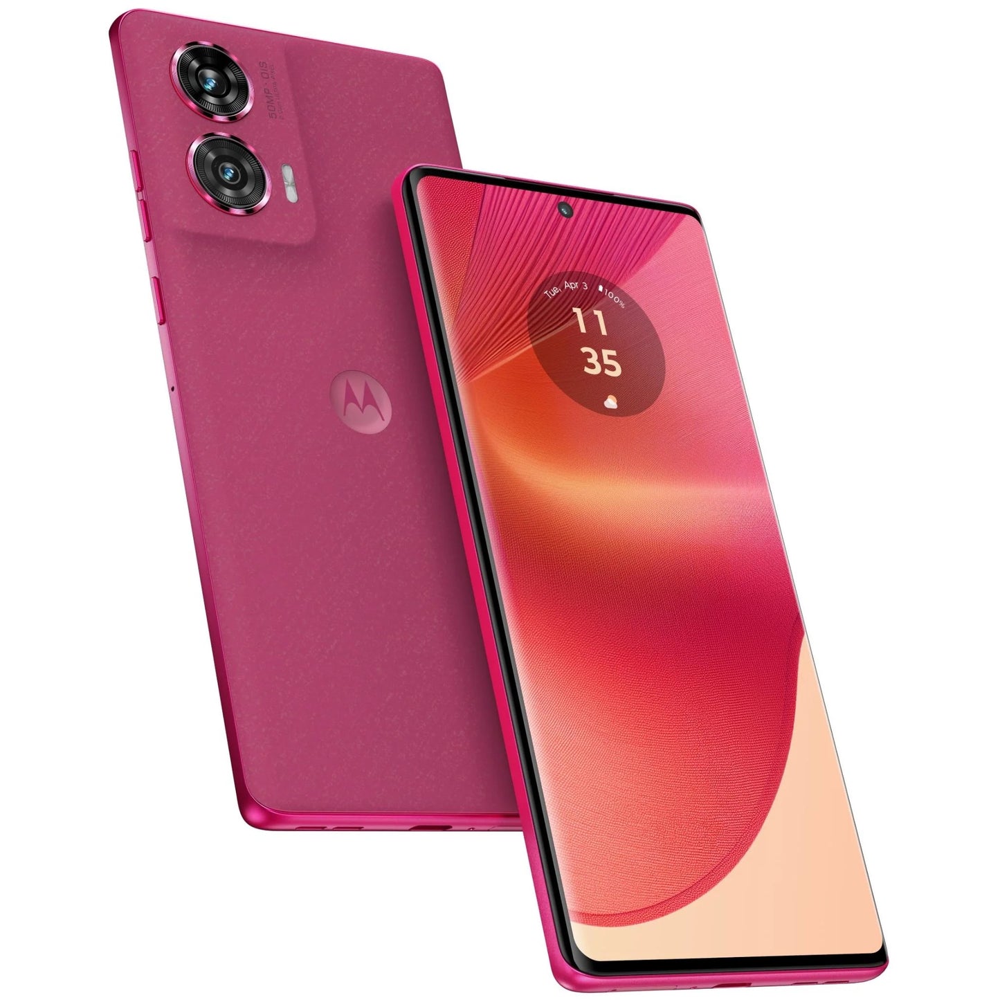 Motorola EDGE 50 Fusion 5G 256GB - Hot Pink*AU STOCK*, 6.7', OLED, 120Hz, 12GB/256GB, 50MP/32MP, Single+ eSIM, 5000mAh, 2 Years Warranty