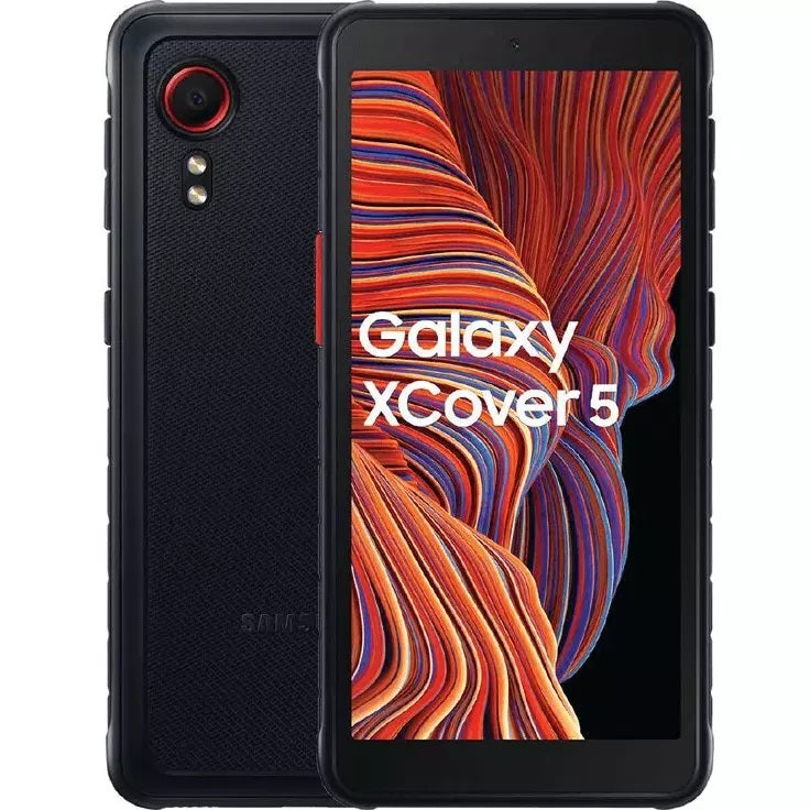 Samsung Galaxy XCover5 4G 64GB EE - Black, 5.3', HD+, 60Hz, 4GB/64GB, 16MP/5MP, IP68, Dual SIM, 3000mAh, 3 Years Warranty