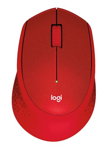Logitech M331 SILENT PLUS Wireless Mouse RED DPI (Min/Max): 1000± 1-Year Limited Hardware Warranty
