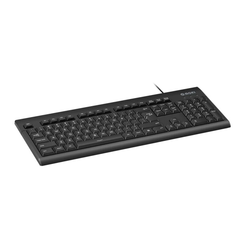 Moki International Moki Wired USB Keyboard Black