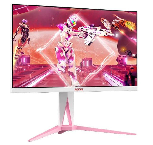 AGON AG275QXR 27' Pink 1ms 170hz, IPS 2560 × 1440 (QHD), Free-Sync Premium HDR 400 ,HDMI2.0,DP, USB hub 3.2 x 2 Special Edition Monitor (LS)