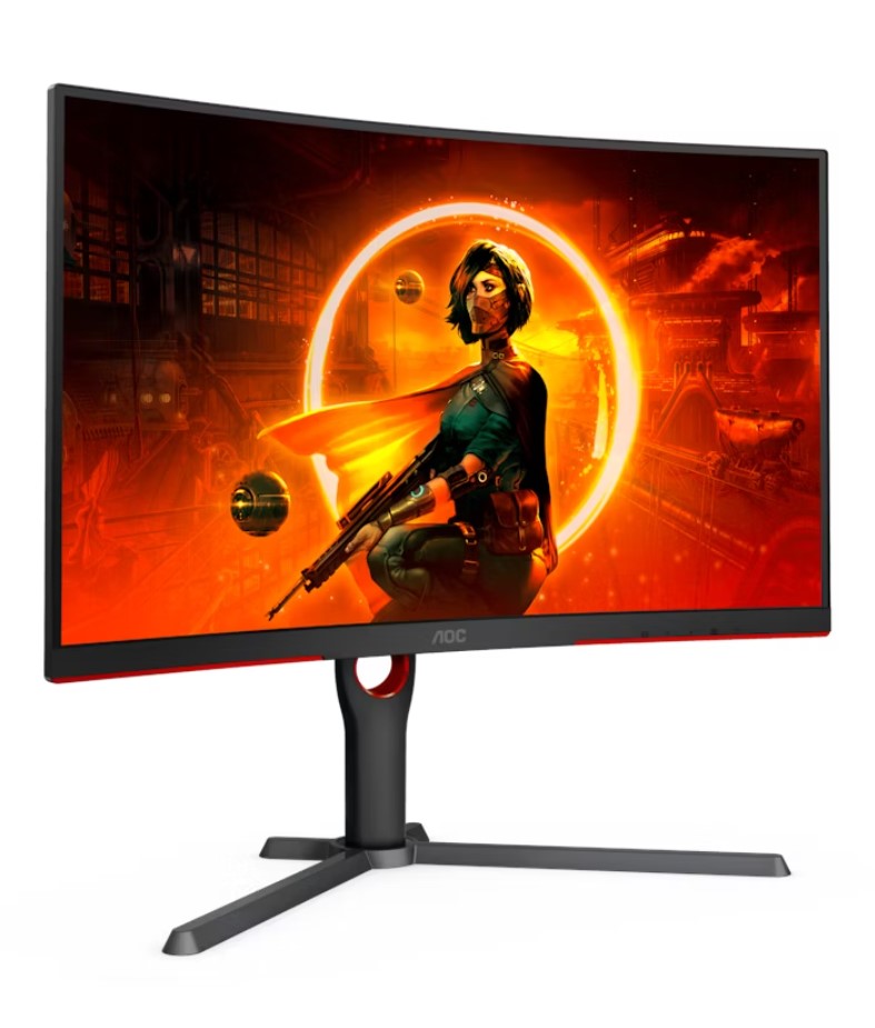 AOC 32' Curved 2K QHD (2560 x 1440) 0.5ms, 180hz, HDR10, VA, Adaptive Sync, 300 cd/m2, 1500R, HDMI 2.0 and DP 1.4. VESA 100 x 100. Gaming Monitor