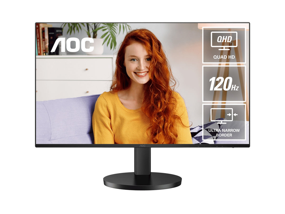 AOC 27' IPS Q27B3CF3: 2560×1440 @ 120Hz, 1ms MPRT, 350 nits, sRGB 116%, USB-C