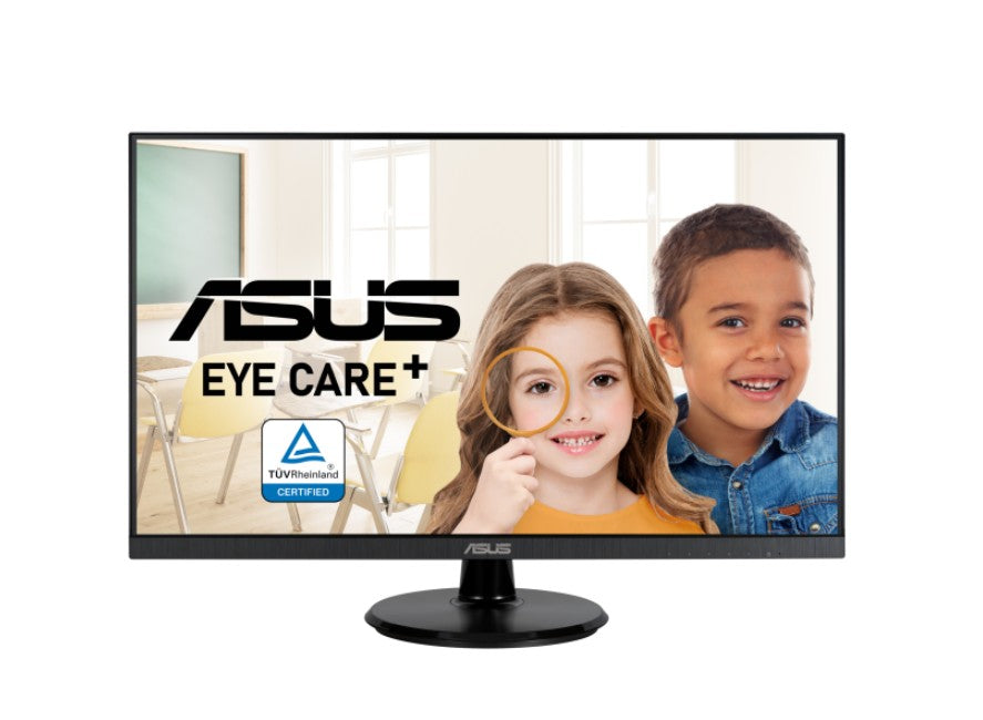 ASUS VA27DQF 27' Eye Care Gaming Monitor, IPS, Full HD, Frameless, 100Hz, Adaptive-Sync, 1ms MPRT, HDMI, DisplayPort, Low Blue Light, Flicker Free, Wa