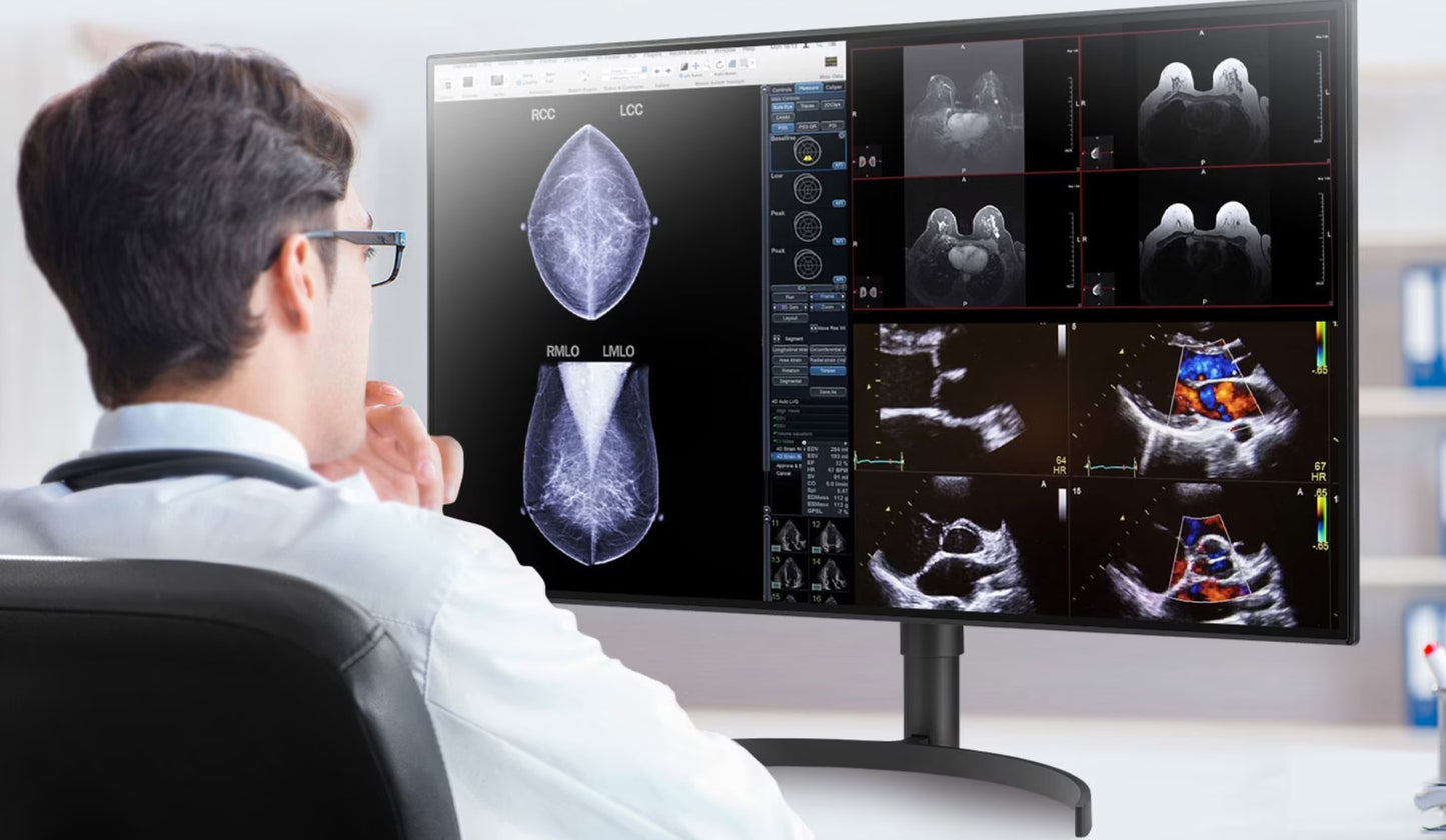LG 32' 32HL512D-B IPS Diagnostic, Multi-Input, PBP, Height Adjust, Realistic Colour, Pathology Mode, Monitor. Project and Professional